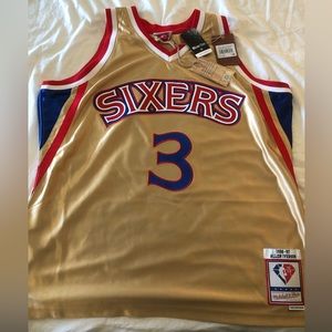 For @bigbusiness318 only Mitchell & Ness Allen Iverson 75th Anniversary jersey